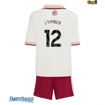 Arsenal Jurrien Timber #12 Echipament de Fotbal Replică 2025-26 Copii Treilea (+ Șorturi)